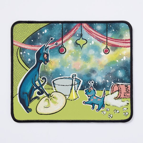 Item preview, Zap Cat Christmas: Holiday Baking Time designed and sold by starwilliamsart.