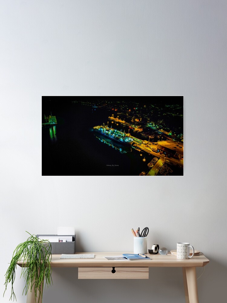 Thumbnail 1 of 3, Poster, MV Hamnavoe designed and sold by OrkneyByDrone.