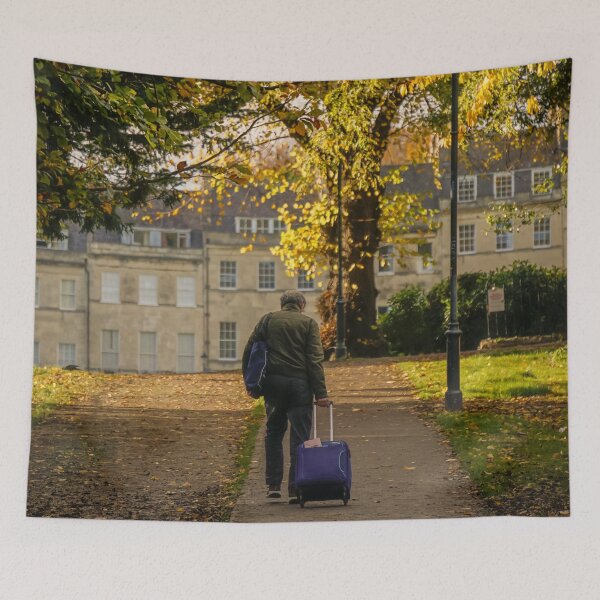 Item preview, Fall mood photography of UK somerset cotswold city Bath in Golden Autumn  designed and sold by Rowena Ko.