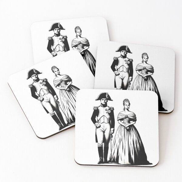 Item preview, Napoleon and Josephine couple designed and sold by ChataMaroon.