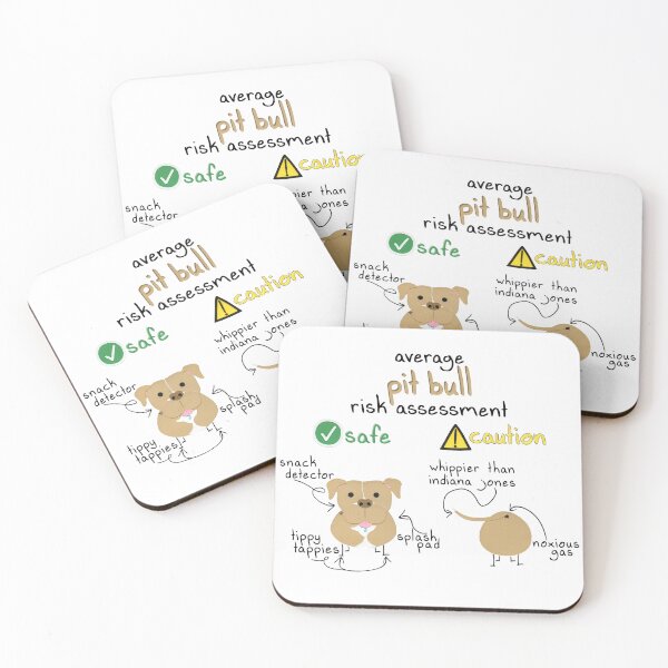 Item preview, average pit bull risk assessment designed and sold by zan doodles.