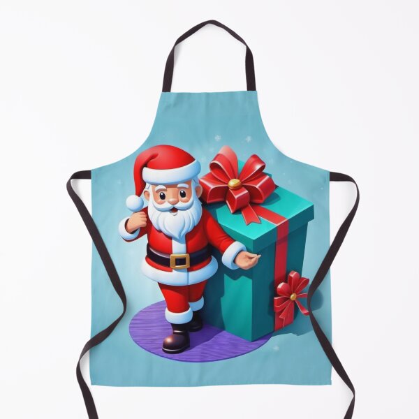 Artikelvorschau, Der Weihnachtsmann trägt eine Geschenkbox mit Schleife entworfen und verkauft von JaroDesign2023.