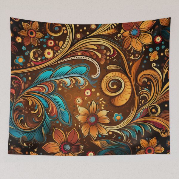 Item preview, The Mehendi Embroidery Pattern designed and sold by Bring Back Culture.