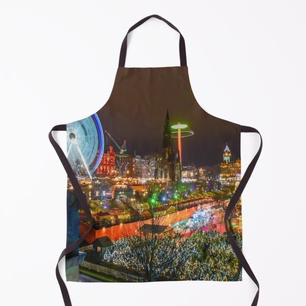 Item preview, Princes Street, Edinburgh at night designed and sold by RezieMart.