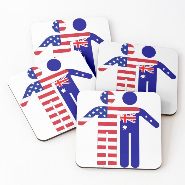 Item preview, Australia and American alliance forever designed and sold by ThundRDownunder.