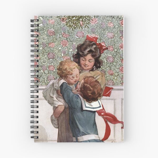 Item preview, Under the Mistletoe Bough by Lilian Hocknell designed and sold by vintage-art.