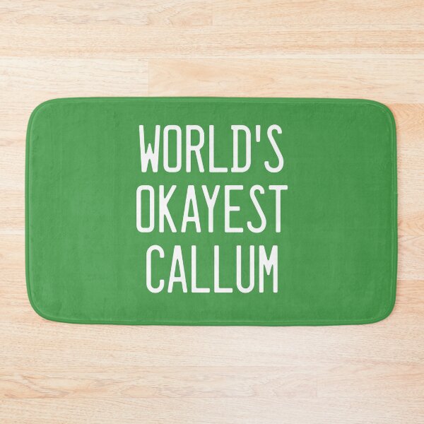 Item preview, World's Okayest Callum designed and sold by TimespunThreads.