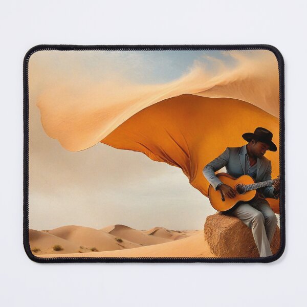 Item preview, Guitarist Amidst the Sandstorm designed and sold by PanoramaPrints.