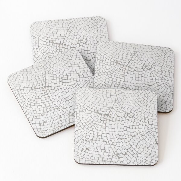 Item preview, White Antique Tiles Pattern designed and sold by ArDecoS.