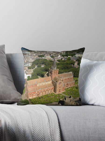 St Magnus Cathedral Throw Pillow