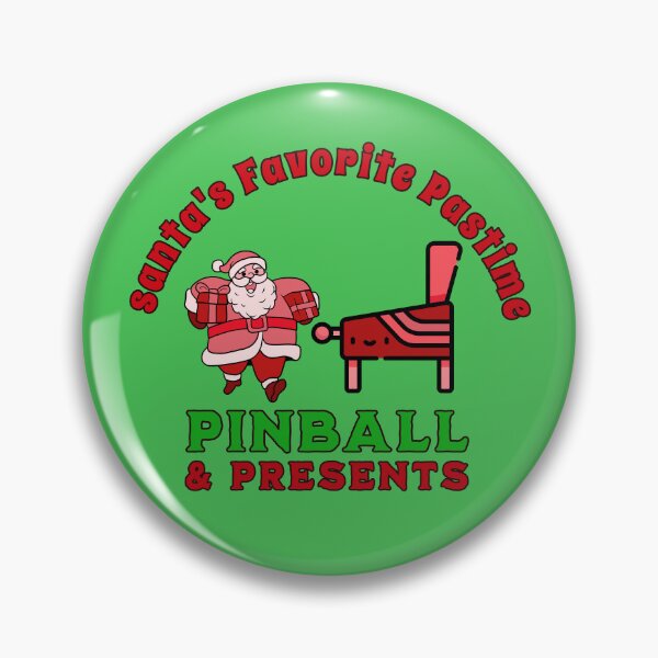 Item preview, Santa's favorite pastime pinball & presents designed and sold by Beverly Kempf.