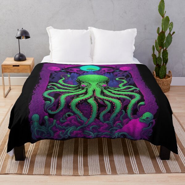 Item preview, Lovecraftian Horror Psychedelic Black Light Art designed and sold by Gogmagosh.