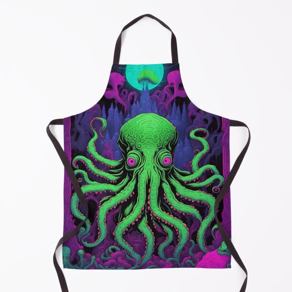 Item preview, Lovecraftian Horror Psychedelic Black Light Art designed and sold by Gogmagosh.