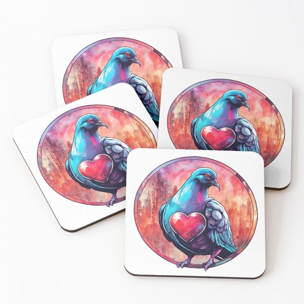 Item preview, Beautiful dove with a heart for Valentine's Day designed and sold by Aquillashop.