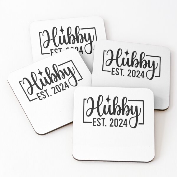 Item preview, Hubby Est 2024 Just Married Honeymoon Husband Wedding Couple  designed and sold by M7MED12.