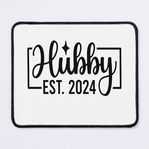 Item preview, Hubby Est 2024 Just Married Honeymoon Husband Wedding Couple  designed and sold by M7MED12.