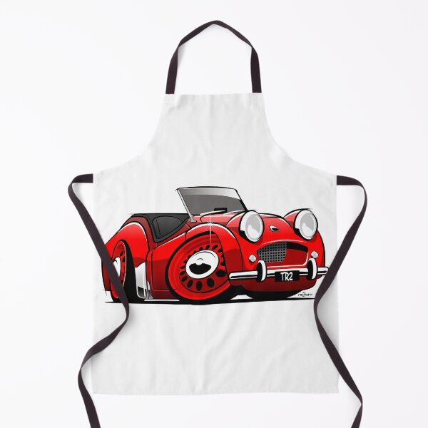 Item preview, Triumph TR2 caricature red designed and sold by car2oonz.