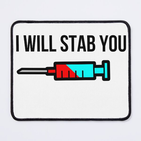 Item preview, Nurse Sticker, I Will Stab You Funny Nurse Sticker, Nursing school designed and sold by Fresh Clothes.