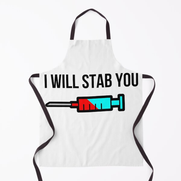 Item preview, Nurse Sticker, I Will Stab You Funny Nurse Sticker, Nursing school designed and sold by Fresh Clothes.
