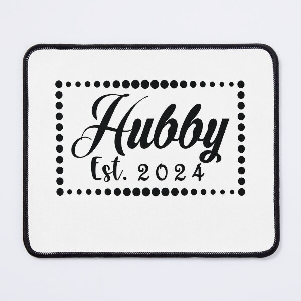 Item preview, Hubby Est 2024 Just Married Honeymoon Husband Wedding Couple  designed and sold by M7MED12.