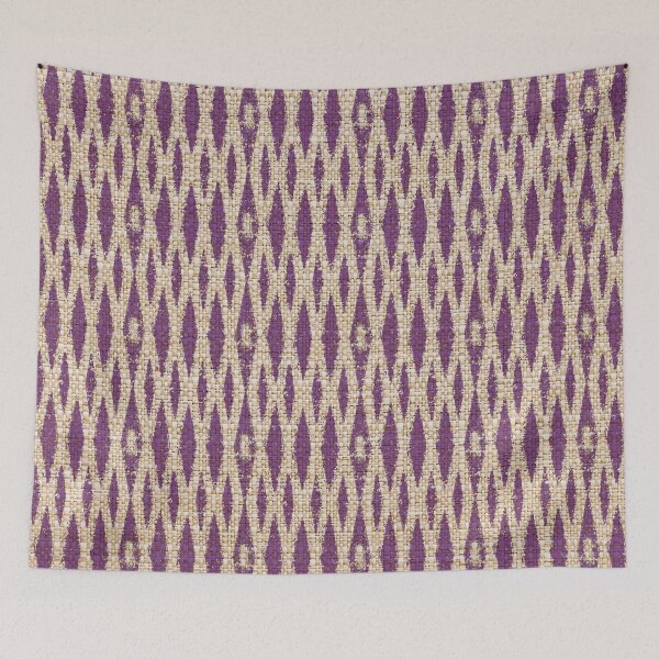 Item preview, Purple Diamond Stencil in Jute designed and sold by Diana377.