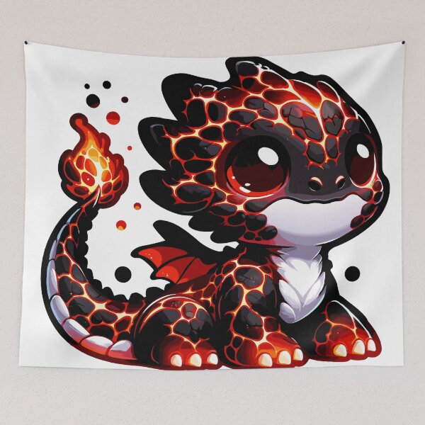 Item preview, Lava Hatchling - Adorable Fire Baby Dragon designed and sold by RyanBelandres.