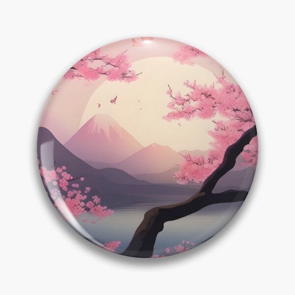 Item preview, JAPANESE CHERRY BLOSSOMS designed and sold by PIGCASSOSAIART.