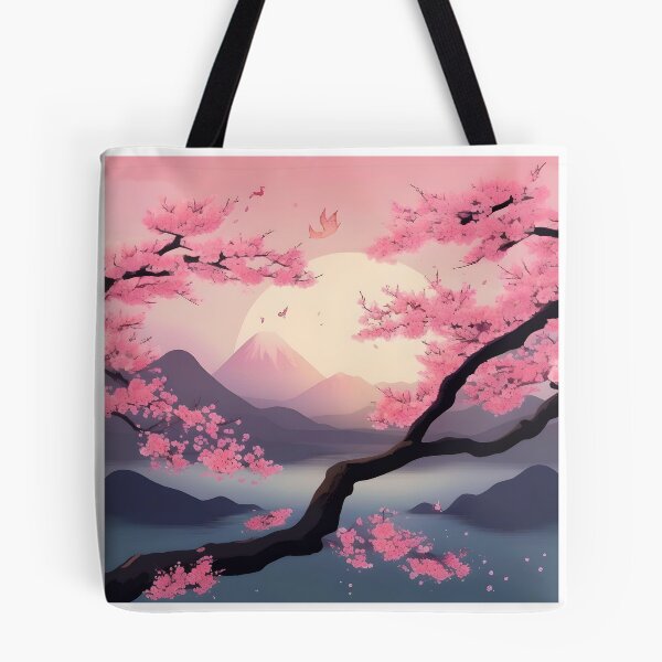 Item preview, JAPANESE CHERRY BLOSSOMS designed and sold by PIGCASSOSAIART.