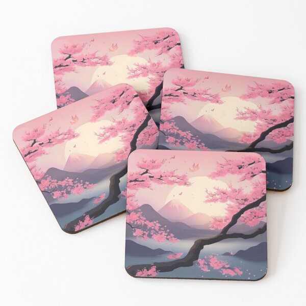 Item preview, JAPANESE CHERRY BLOSSOMS designed and sold by PIGCASSOSAIART.