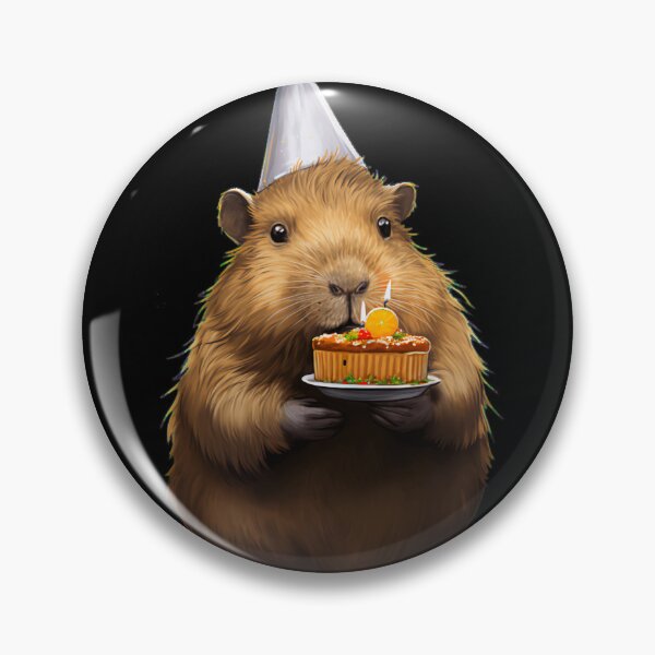 Item preview, Capybara - Cappy Birthday! designed and sold by Straya75.