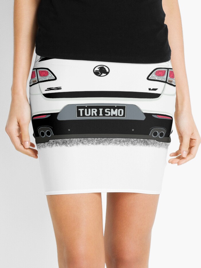 Turismo Vf Holden Vf Ssv Redline Ass Mini Skirt By Turismossv Redbubble