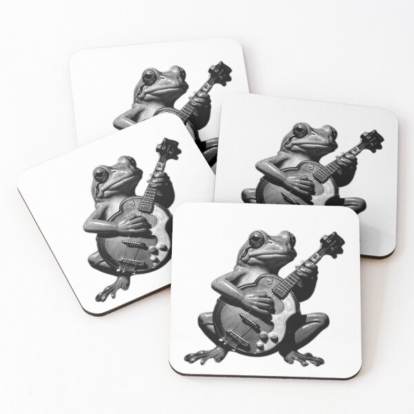 Item preview, Frog playing banjo" cool Goliath frog playing banjo , frog lover  designed and sold by Obinne.