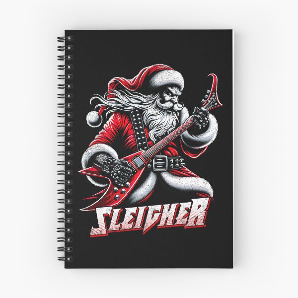 Item preview, Sleigher santa claus heavy metal christmas designed and sold by LUIS PIPPI.