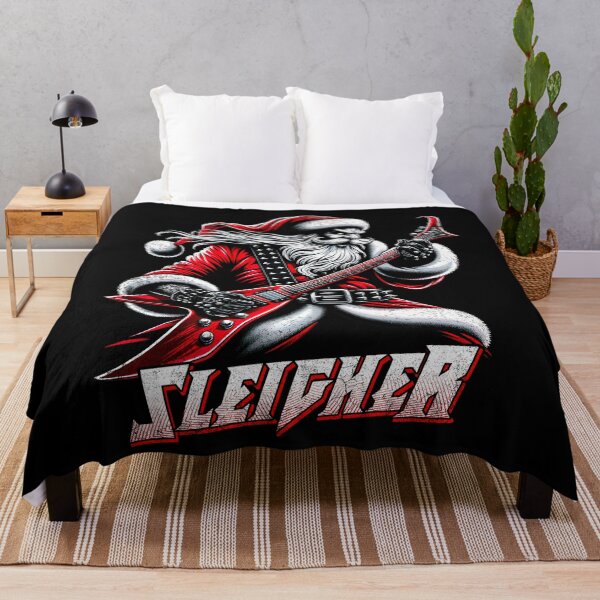 Item preview, Sleigher santa claus heavy metal christmas designed and sold by LUIS PIPPI.