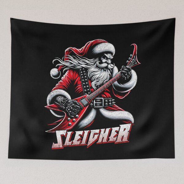 Item preview, Sleigher santa claus heavy metal christmas designed and sold by LUIS PIPPI.