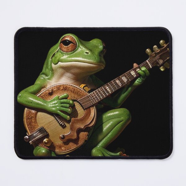 Item preview, Frog playing banjo"frog lover designed and sold by Obinne.