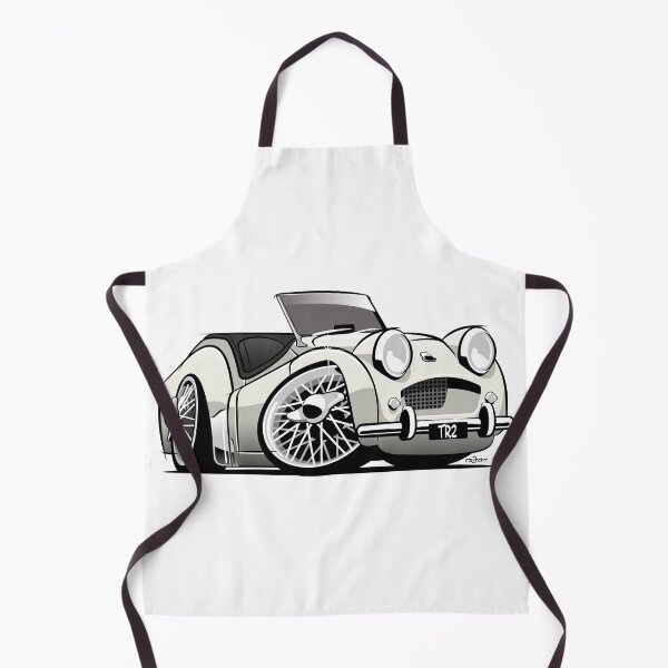 Item preview, Triumph TR2 caricature old English white designed and sold by car2oonz.
