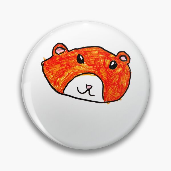 Item preview, Guinea pig - Coloured Drawing by a 5 Year old from New Zealand designed and sold by cuteyanimals.
