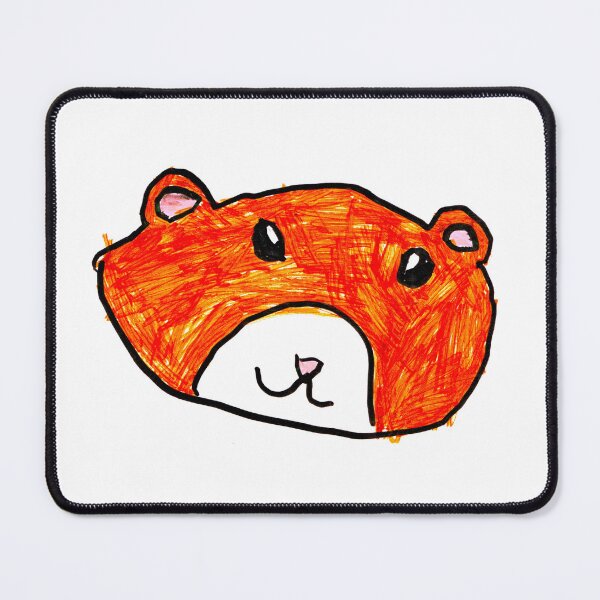 Item preview, Guinea pig - Coloured Drawing by a 5 Year old from New Zealand designed and sold by cuteyanimals.