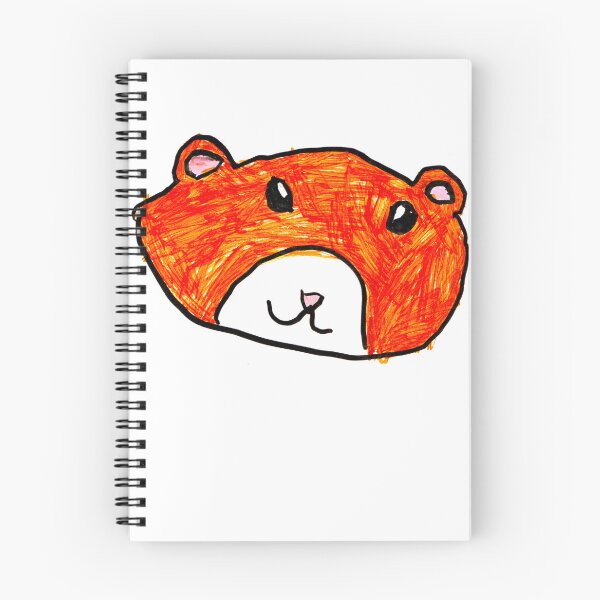 Item preview, Guinea pig - Coloured Drawing by a 5 Year old from New Zealand designed and sold by cuteyanimals.
