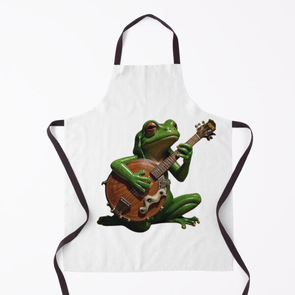 Item preview, Frog playing banjo" designed and sold by Obinne.