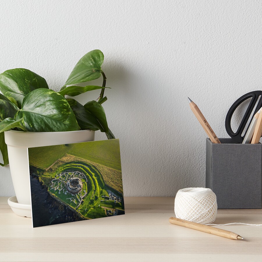 Item preview, Art Board Print designed and sold by OrkneyByDrone.