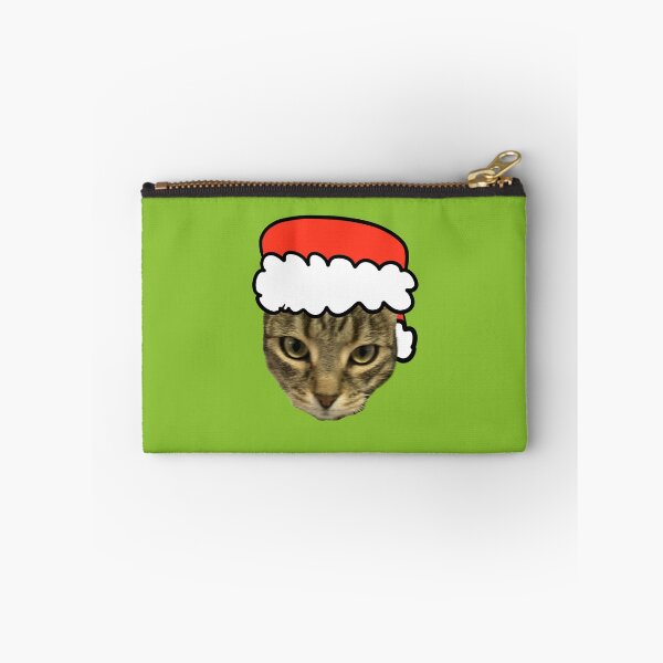 Item preview, Angel the Cat in a Santa Hat designed and sold by Bridget Beswick.