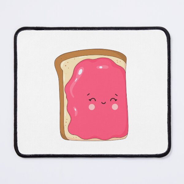 Item preview, Kawaii Jam Toast Illustration: Cute Breakfast Art designed and sold by ZayamiArt.