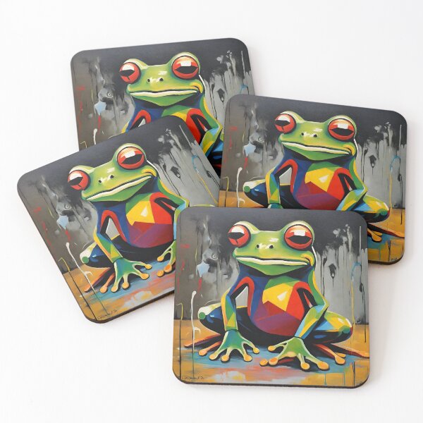 Item preview,  Colorful frog designed and sold by StyleSketch.