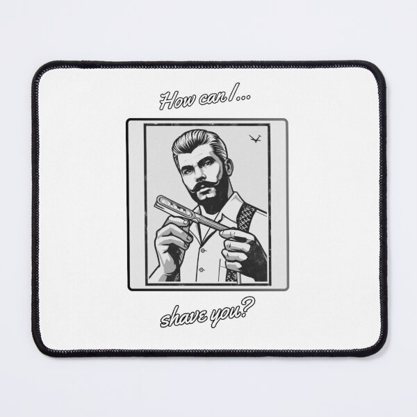 Item preview, Barber no.2 - How can I shave you? designed and sold by QvDesigns.