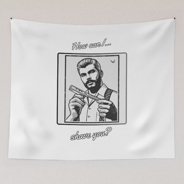 Item preview, Barber no.2 - How can I shave you? designed and sold by QvDesigns.