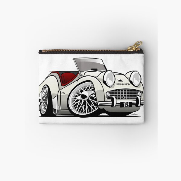 Item preview, Triumph TR3 caricature old English white designed and sold by car2oonz.