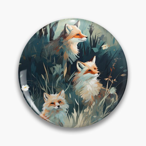 Item preview, "A Frolic of Foxes" Seamless Pattern    designed and sold by NevernotmeUK.