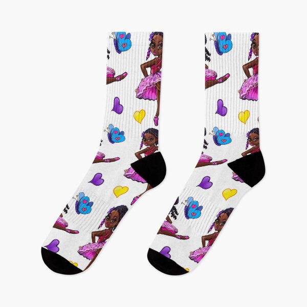 Item preview, Cute Black Girl Ballerina in pink Tutu | Young Dancer Art | African American Gifts designed and sold by Artonmytee.